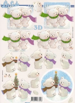 3D Schnittbogen Bärli