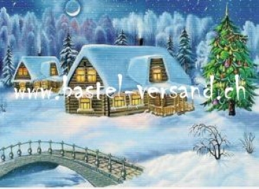 Preview: 3D Schnittbogen Winterabend