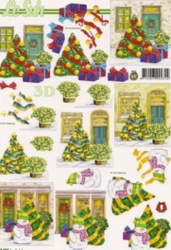 3D Schnittbogen vor der Haustüre