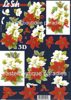 3D Schnittbogen Weihnachtsstern