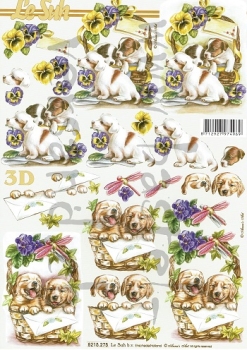 3D Schnittbogen Welpen