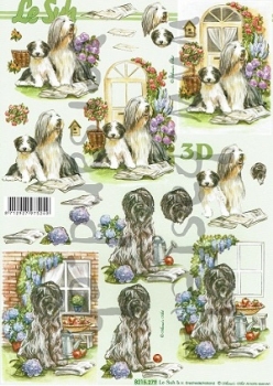 3D Schnittbogen Hunde