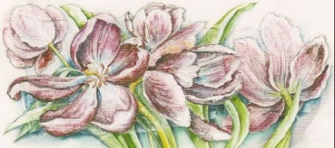 Preview: 3D Schnittbogen Hyazinte / Tulpen