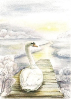 Preview: 3D Schnittbogen Schwan