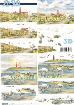 3D Schnittbogen am Meer