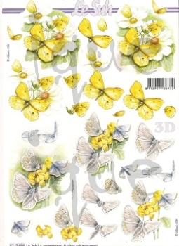 3D Schnittbogen Schmetterlinge