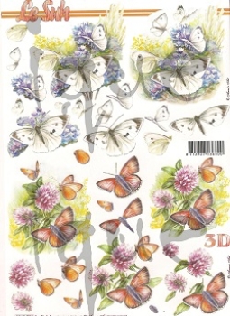 3D Schnittbogen Schmetterlinge