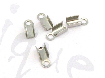 Endstück 4mm silberfarbig