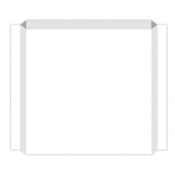 Preview: Fancy Card Blanks mit Couvert weiss