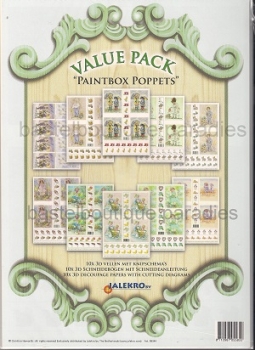 Schnittbogen Paintbox Poppets 10 Motive