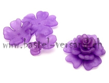 Acryl Blume 40mm violett