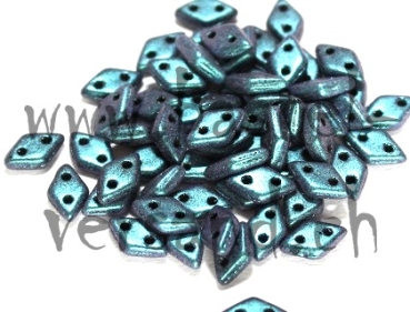 CzechMates Diamond 4 x 6,5mm Polychrome indigo orchid