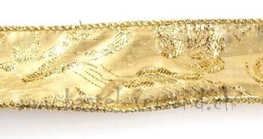 Dekoband 4cm gold