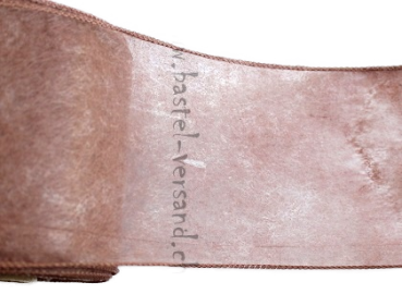 Dekoband 9cm braun