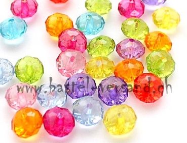 Facettenperle Rondelle 12 x 8mm