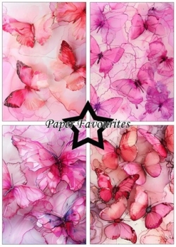 Preview: Paper Favourites Alcohol Ink - Butterflies