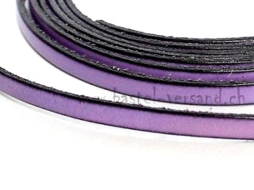 Flachleder 5mm violett