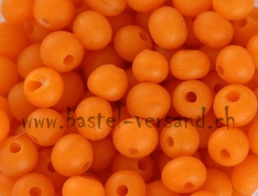Glasperle 4mm mandarin matt