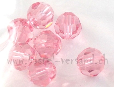 Glasschliffperle 6mm rosa
