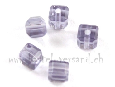 Glaswürfeli amethyst 4 x 4mm