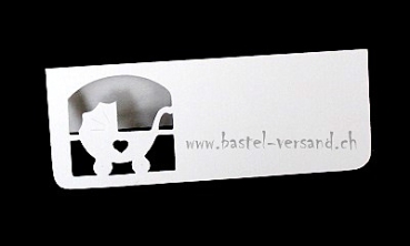 Tischkarte Aufsteller Kinderwagen (6Stk.)