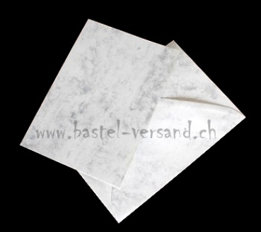 Doppelkarte marmor mit Couvert