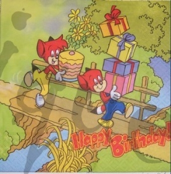 Serviette fix und foxi