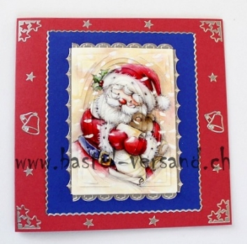 Weihnachtskarte Weihnachtsmann