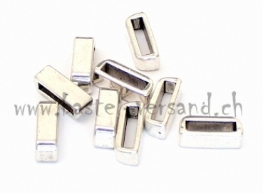 Metallschlaufteil Rechteck ca. 13 x 5mm