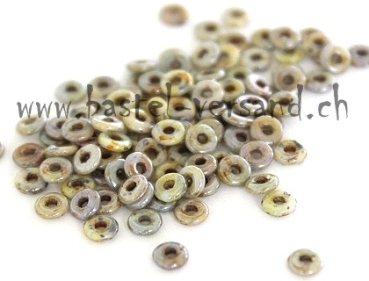 O-Beads opaque luster green