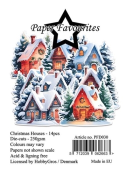 Paper Favourites Die-Cuts Christmas Houses
