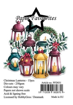 Paper Favourites Die-Cuts Christmas Lanterns