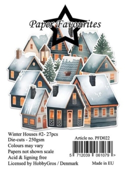 Paper Favourites Die-Cuts Winter Houses