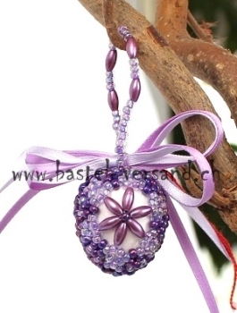 Perlenei 3cm violett