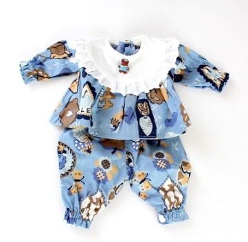 Puppenkleid mit Unterhose für 35 - 40cm Puppe