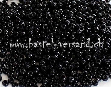 Rocailles-Perlen 11/0 schwarz 9