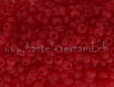 Rocailles-Perlen 9/0 gefrostet rouge 3062
