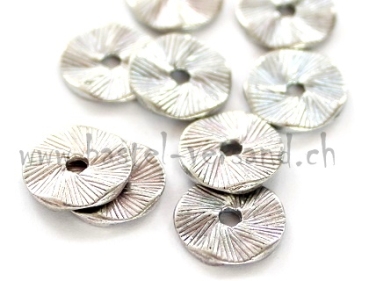 Scheibe 13mm altsilber