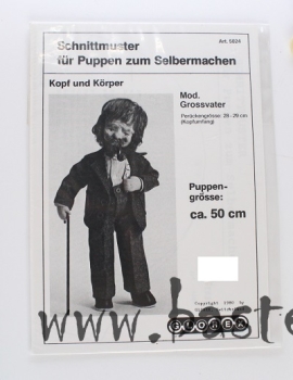 Schnittmuster für Puppen zum Selbermachen Grossvater