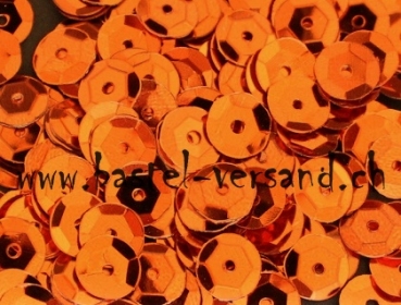 Schüsselpailletten 6mm kupfer