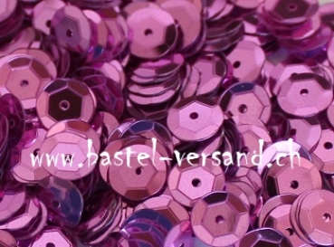 Schüsselpailletten 6mm rosa