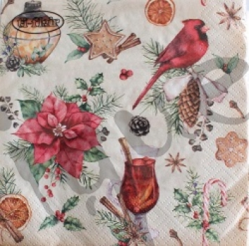 Serviette mulled wine