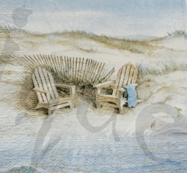 Serviette in den dünen