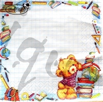 Serviette cute back to school