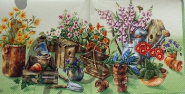 Serviette garden time