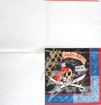 Serviette pirate party