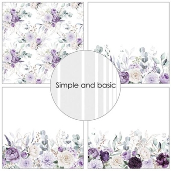 Preview: Simple and Basic Design Papers Purple Romance