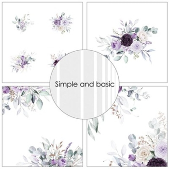 Preview: Simple and Basic Design Papers Purple Romance