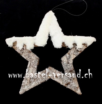 Stern mit "Schnee"