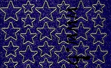 Preview: Sticker Glitter Sterne (7078) violett